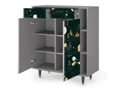 Aparador - 96х110х41 cm - BS6 - Space Rocks, Gris