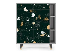 Aparador - 96х110х41 cm - BS6 - Space Rocks, Gris