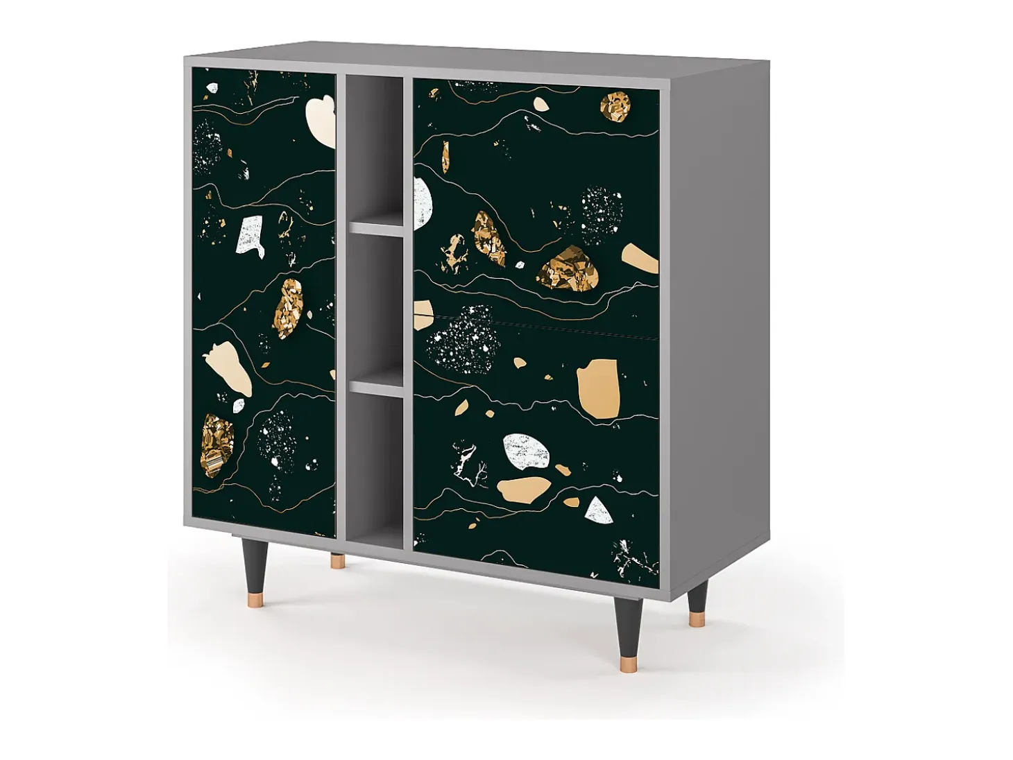 Aparador - 94х96х41 cm - BS5 - Space Rocks, Gris
