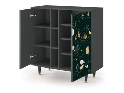 Aparador - 94х96х41 cm - BS5 - Space Rocks, Antracita