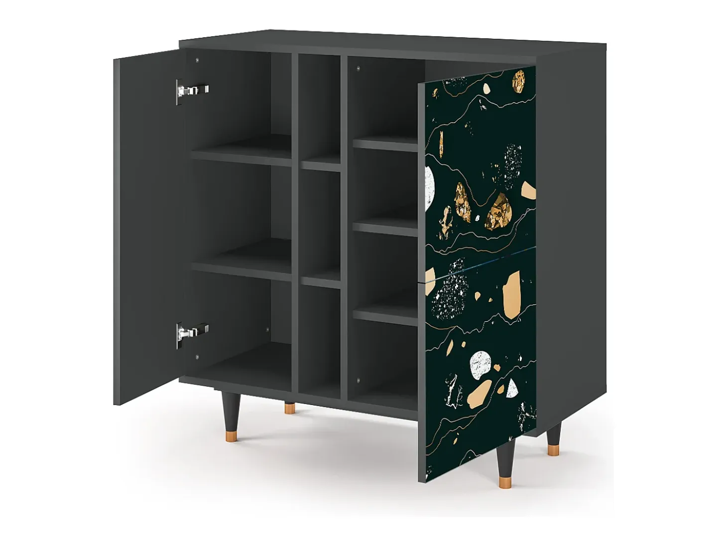 Aparador - 94х96х41 cm - BS5 - Space Rocks, Antracita