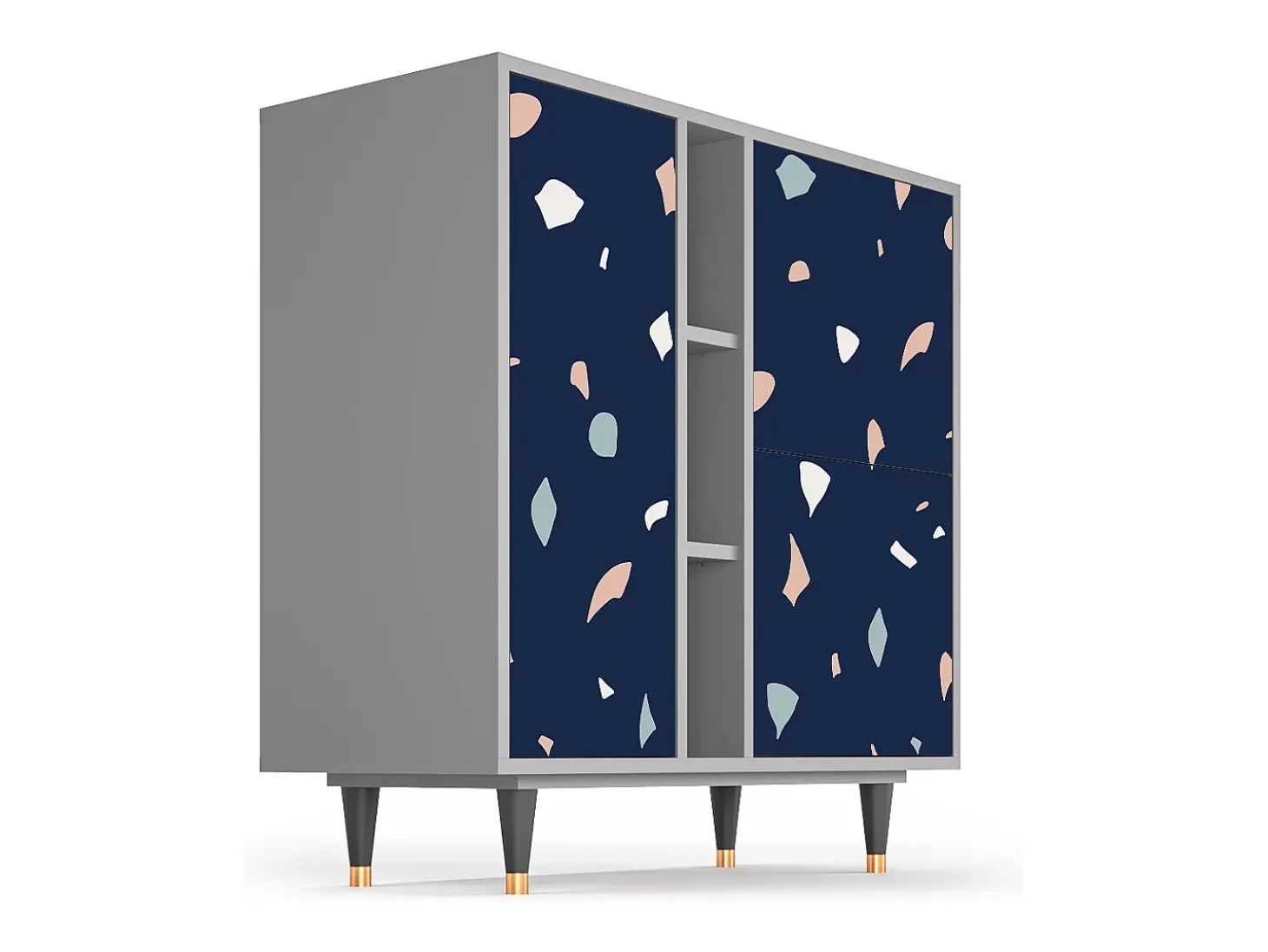 Aparador - 94х96х41 cm - BS5 - Space Satellites, Gris
