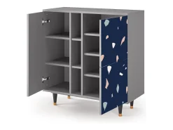 Aparador - 94х96х41 cm - BS5 - Space Satellites, Gris