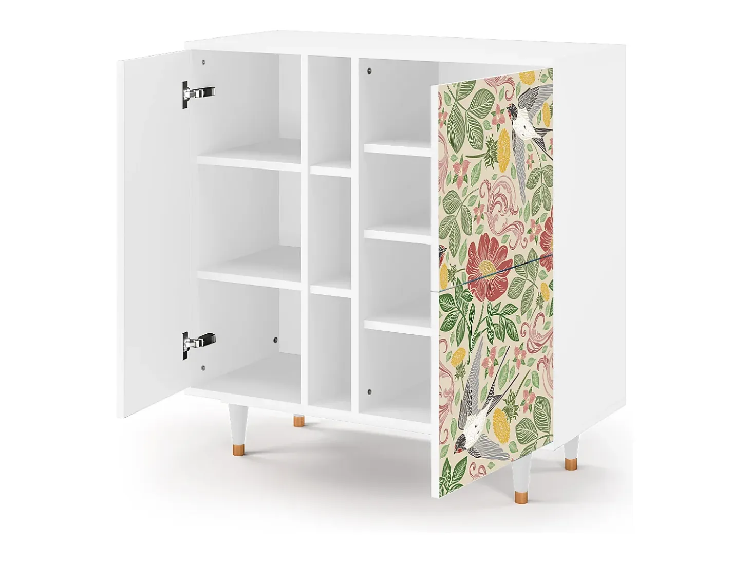 Aparador - 94х96х41 cm - BS5 - Spring Swallow, Blanco