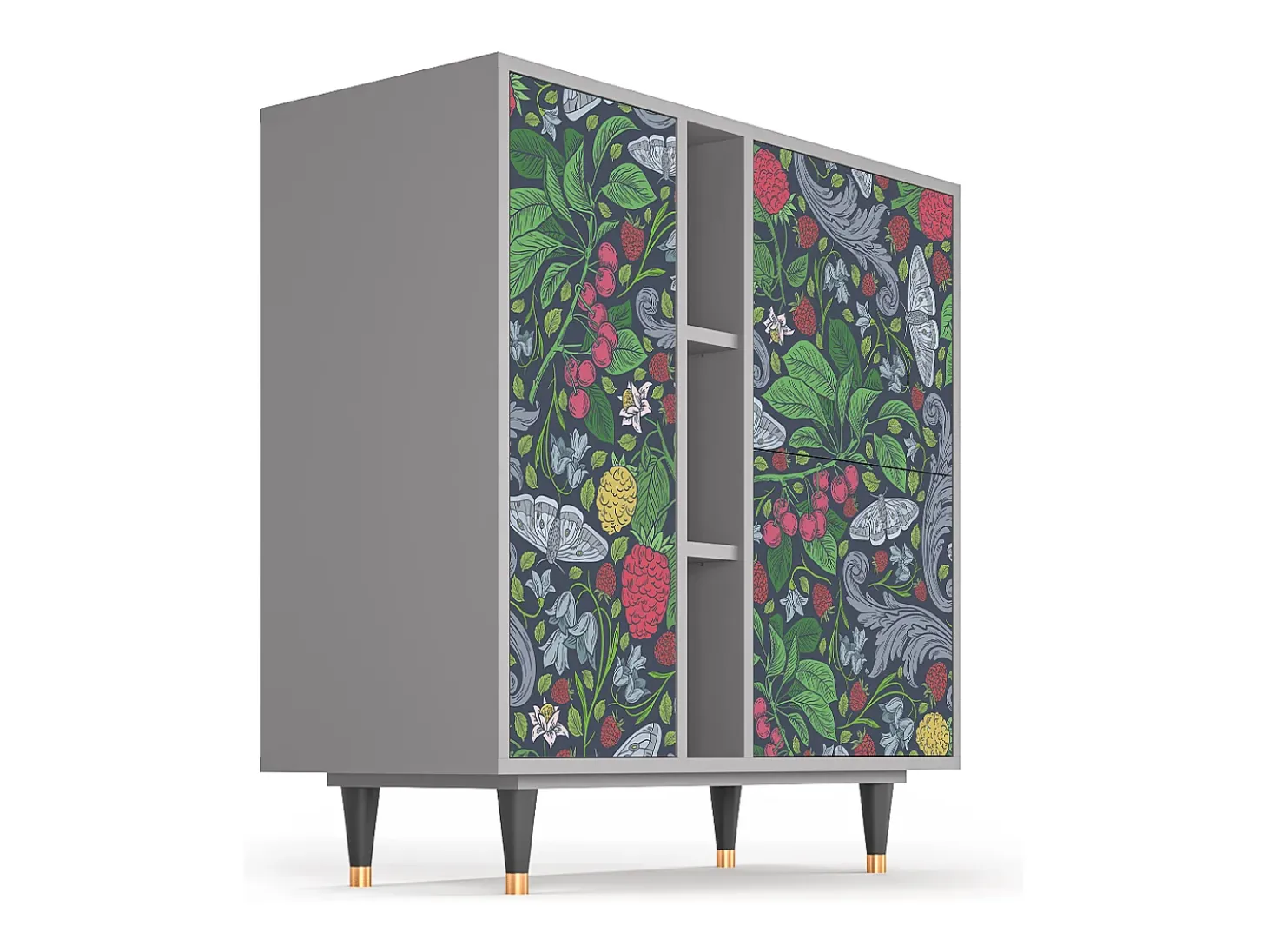 Aparador - 94х96х41 cm - BS5 - Summer Berries, Gris