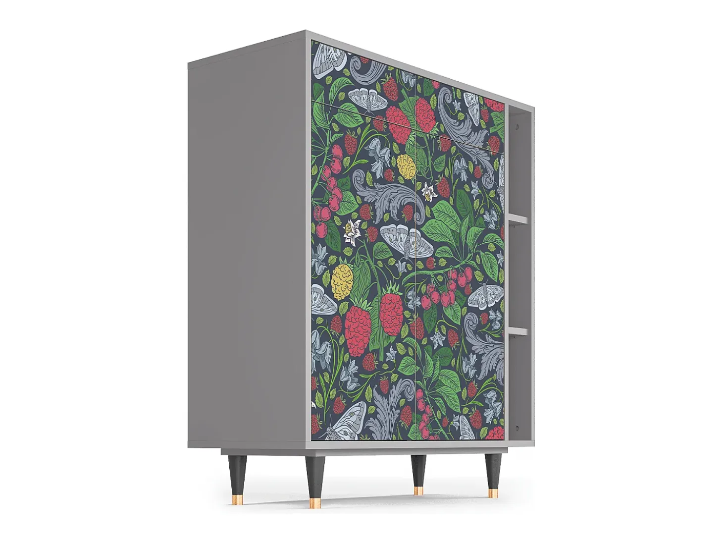 Aparador - 96х110х41 cm - BS6 - Summer Berries, Gris