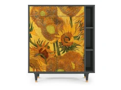 Aparador - 96х110х41 cm - BS6 - Sunflowers, Antracita