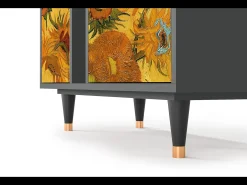 Aparador - 94х96х41 cm - BS5 - Sunflowers, Antracita