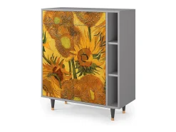 Aparador - 96х110х41 cm - BS6 - Sunflowers, Gris