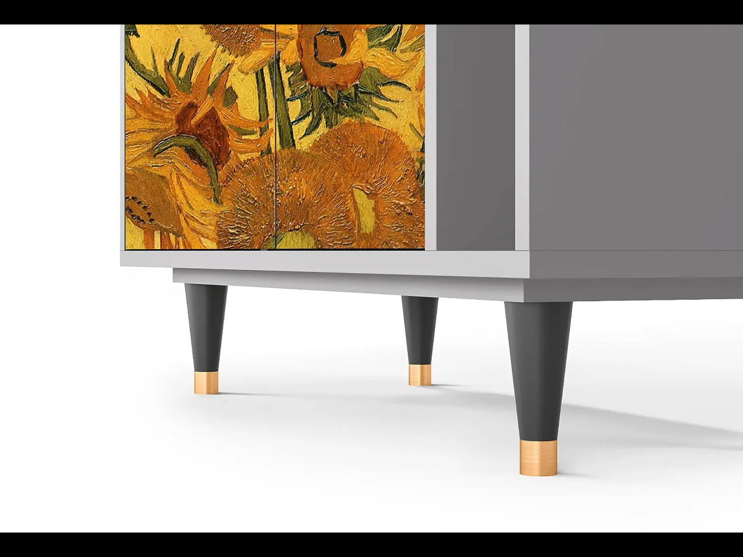 Aparador - 96х110х41 cm - BS6 - Sunflowers, Gris