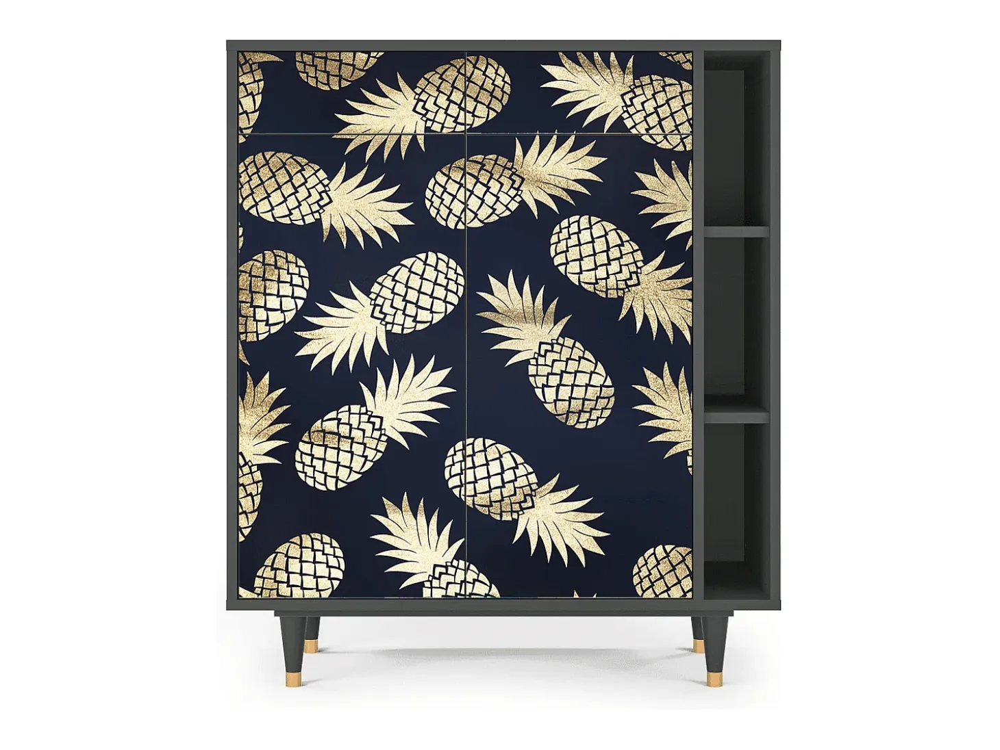 Aparador - 96х110х41 cm - BS6 - Sunny Pineaple, Antracita
