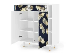 Aparador - 96х110х41 cm - BS6 - Sunny Pineaple, Blanco