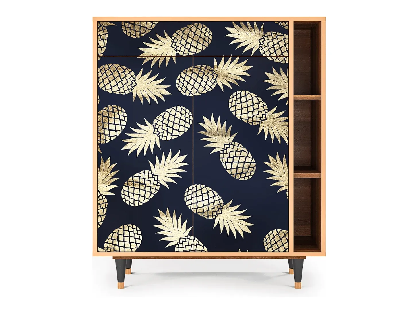 Aparador - 96х110х41 cm - BS6 - Sunny Pineaple, Nogal