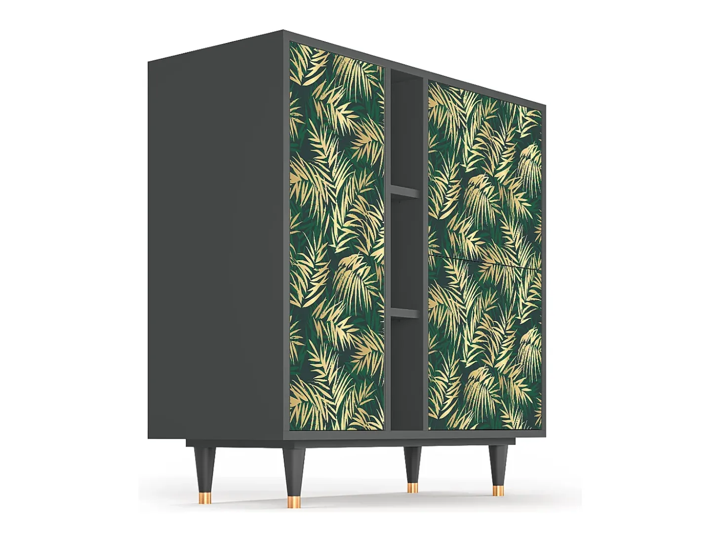 Aparador - 94х96х41 cm - BS5 - Sunny Palm Tree, Antracita