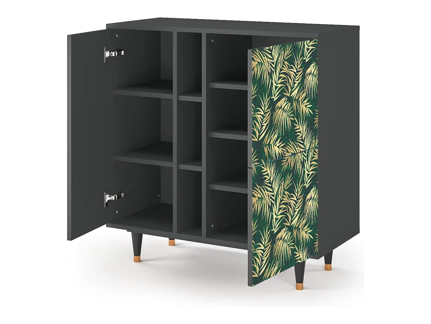 Aparador - 94х96х41 cm - BS5 - Sunny Palm Tree, Antracita