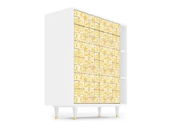 Aparador - 96х110х41 cm - BS6 - Sunshiny Tile, Blanco