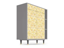 Aparador - 96х110х41 cm - BS6 - Sunshiny Tile, Gris