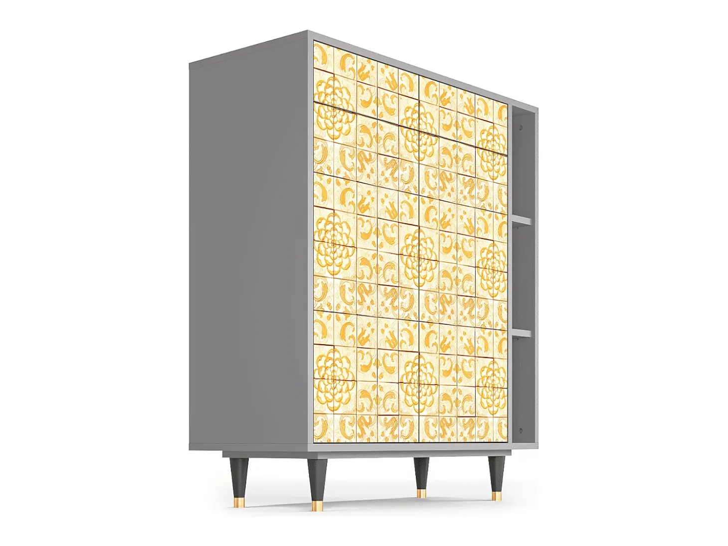 Aparador - 96х110х41 cm - BS6 - Sunshiny Tile, Gris