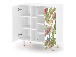 Aparador - 94х96х41 cm - BS5 - Sweet Flamingo, Blanco
