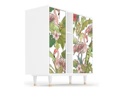 Aparador - 94х96х41 cm - BS5 - Sweet Flamingo, Blanco
