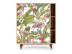 Aparador - 96х110х41 cm - BS6 - Sweet Flamingo, Nogal