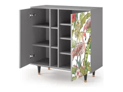 Aparador - 94х96х41 cm - BS5 - Sweet Flamingo, Gris
