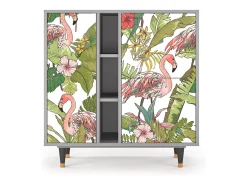 Aparador - 94х96х41 cm - BS5 - Sweet Flamingo, Gris