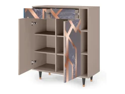 Aparador - 96х110х41 cm - BS6 - Taupe Anatomy, Latte