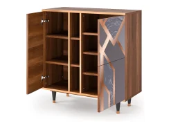 Aparador - 94х96х41 cm - BS5 - Taupe Anatomy, Nogal