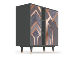 Aparador - 94х96х41 cm - BS5 - Taupe Anatomy, Antracita