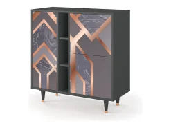 Aparador - 94х96х41 cm - BS5 - Taupe Anatomy, Antracita