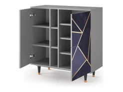Aparador - 94х96х41 cm - BS5 - The Amethyst, Gris