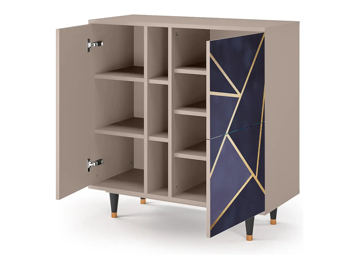 Aparador - 94х96х41 cm - BS5 - The Amethyst, Latte