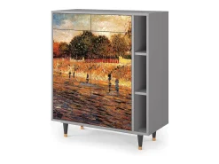 Aparador - 96х110х41 cm - BS6 - The Banks, Gris
