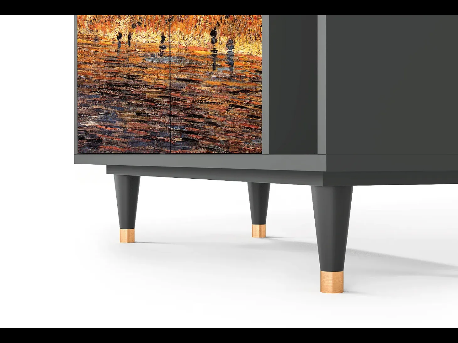 Aparador - 96х110х41 cm - BS6 - The Banks, Antracita