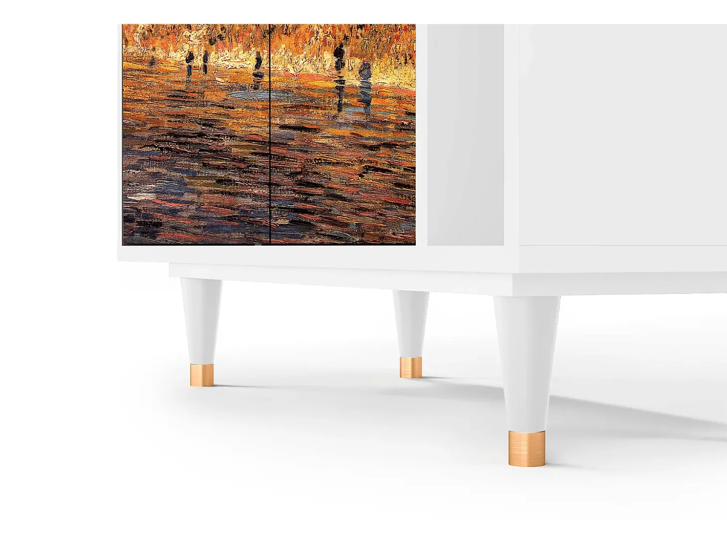 Aparador - 96х110х41 cm - BS6 - The Banks, Blanco