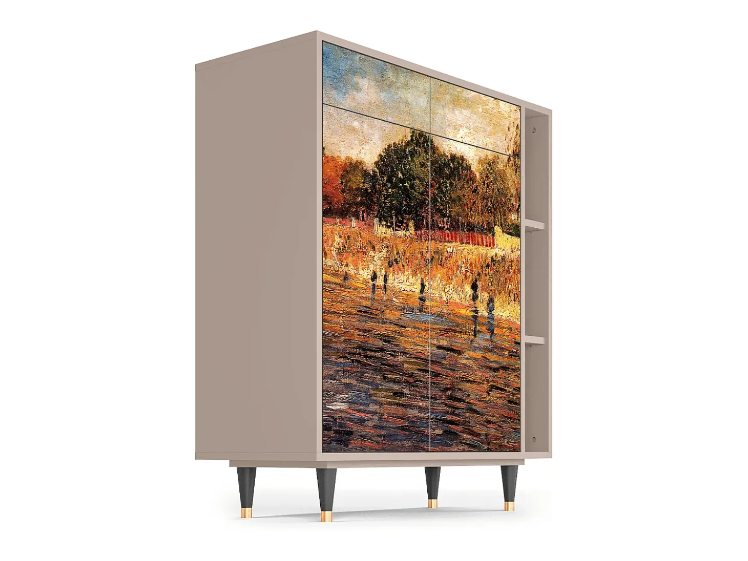 Aparador - 96х110х41 cm - BS6 - The Banks, Latte