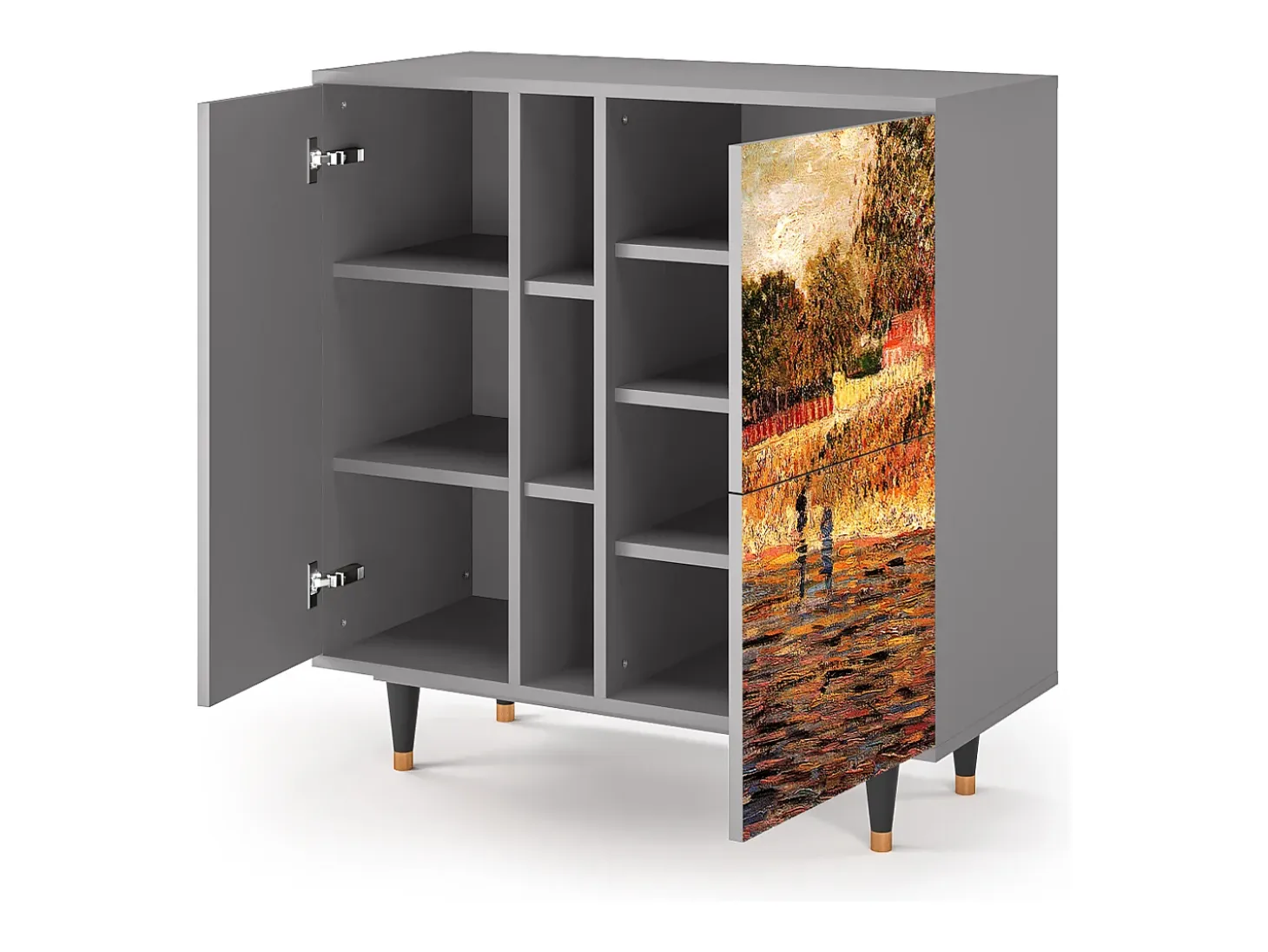 Aparador - 94х96х41 cm - BS5 - The Banks, Gris