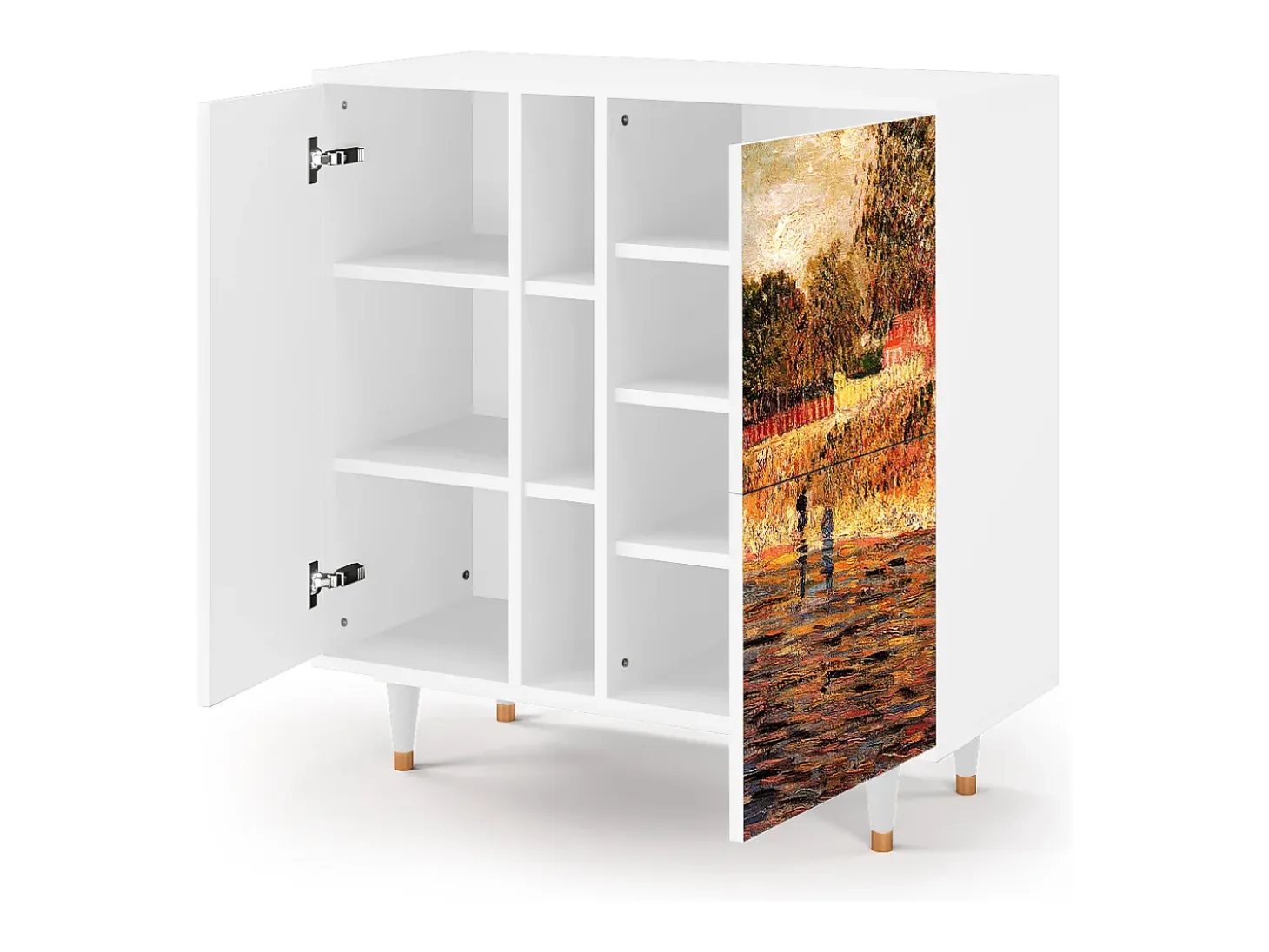Aparador - 94х96х41 cm - BS5 - The Banks, Blanco