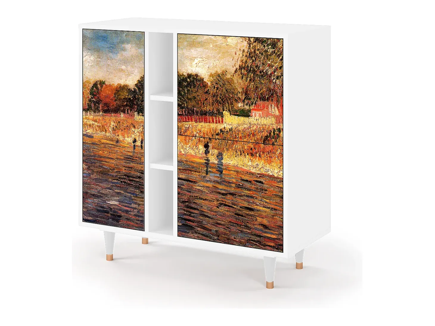 Aparador - 94х96х41 cm - BS5 - The Banks, Blanco