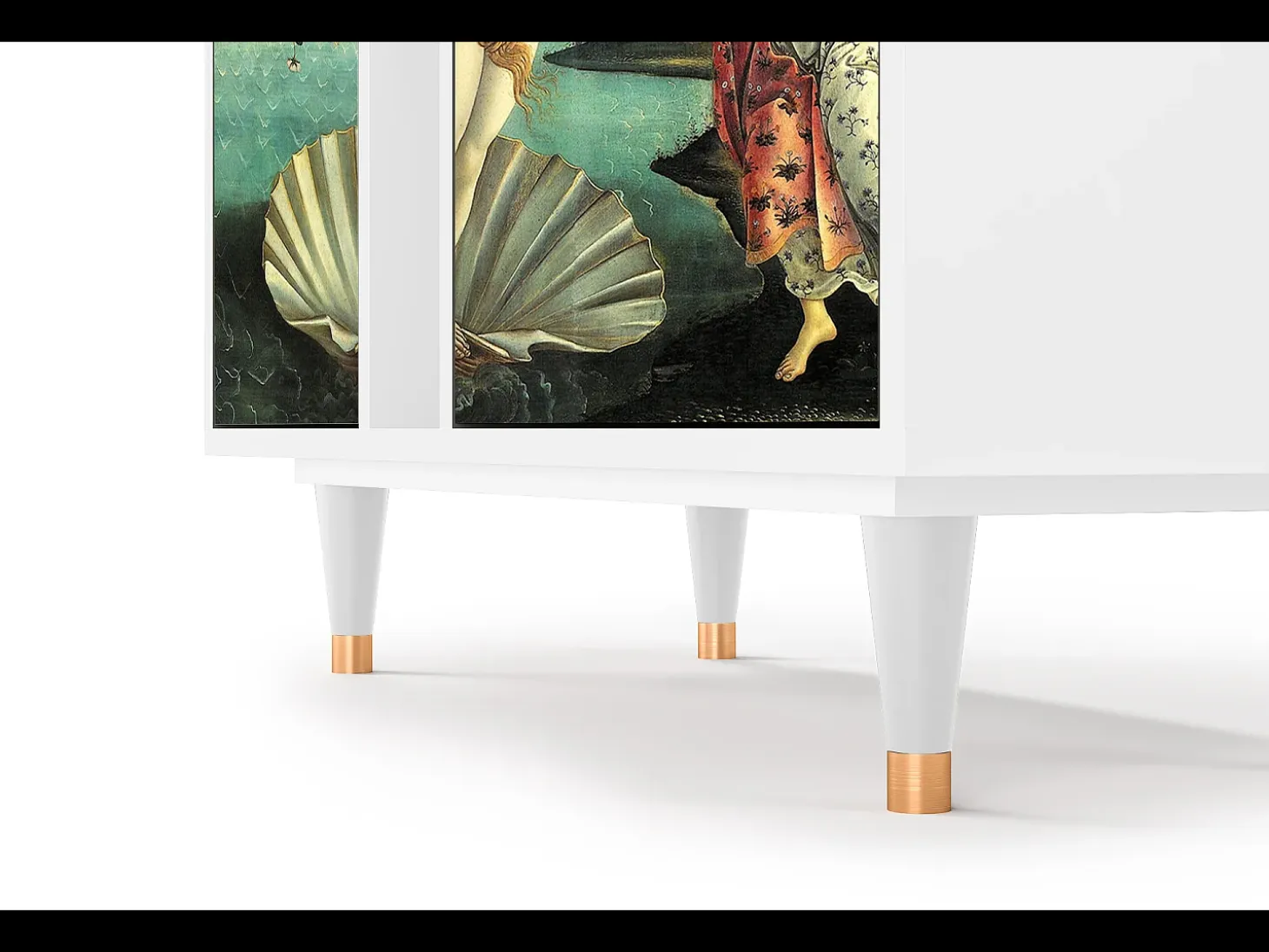 Aparador - 94х96х41 cm - BS5 - The Birth of Venus, Blanco