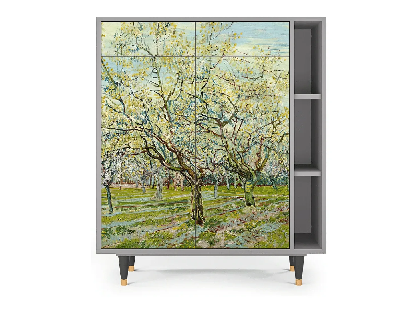 Aparador - 96х110х41 cm - BS6 - The Blanco Orchard, Gris