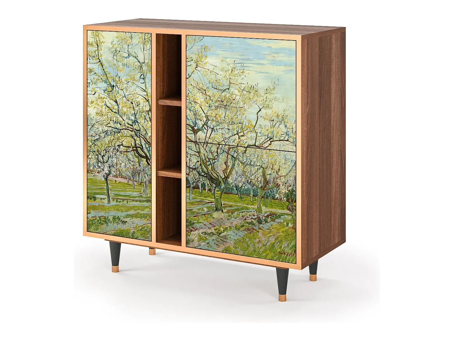 Aparador - 94х96х41 cm - BS5 - The Blanco Orchard, Nogal