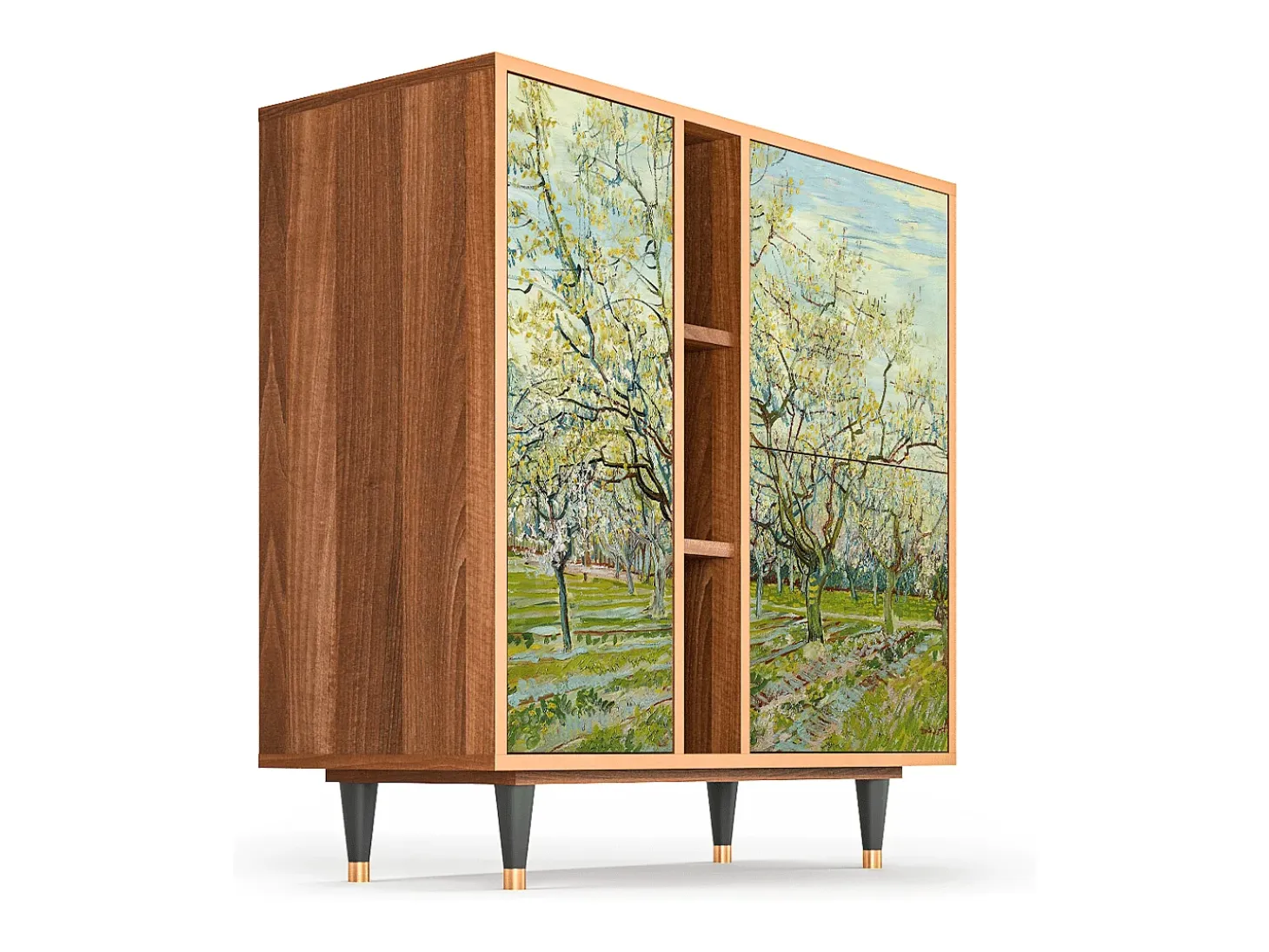 Aparador - 94х96х41 cm - BS5 - The Blanco Orchard, Nogal