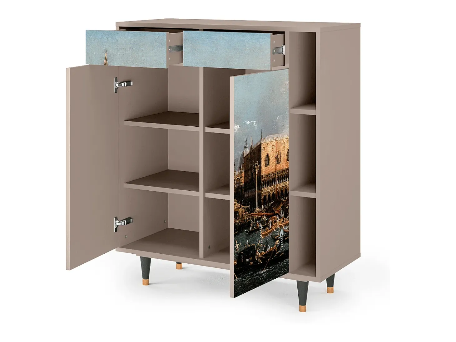 Aparador - 96х110х41 cm - BS6 - The Bucintoro, Latte