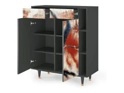 Aparador - 96х110х41 cm - BS6 - The City Rises, Antracita