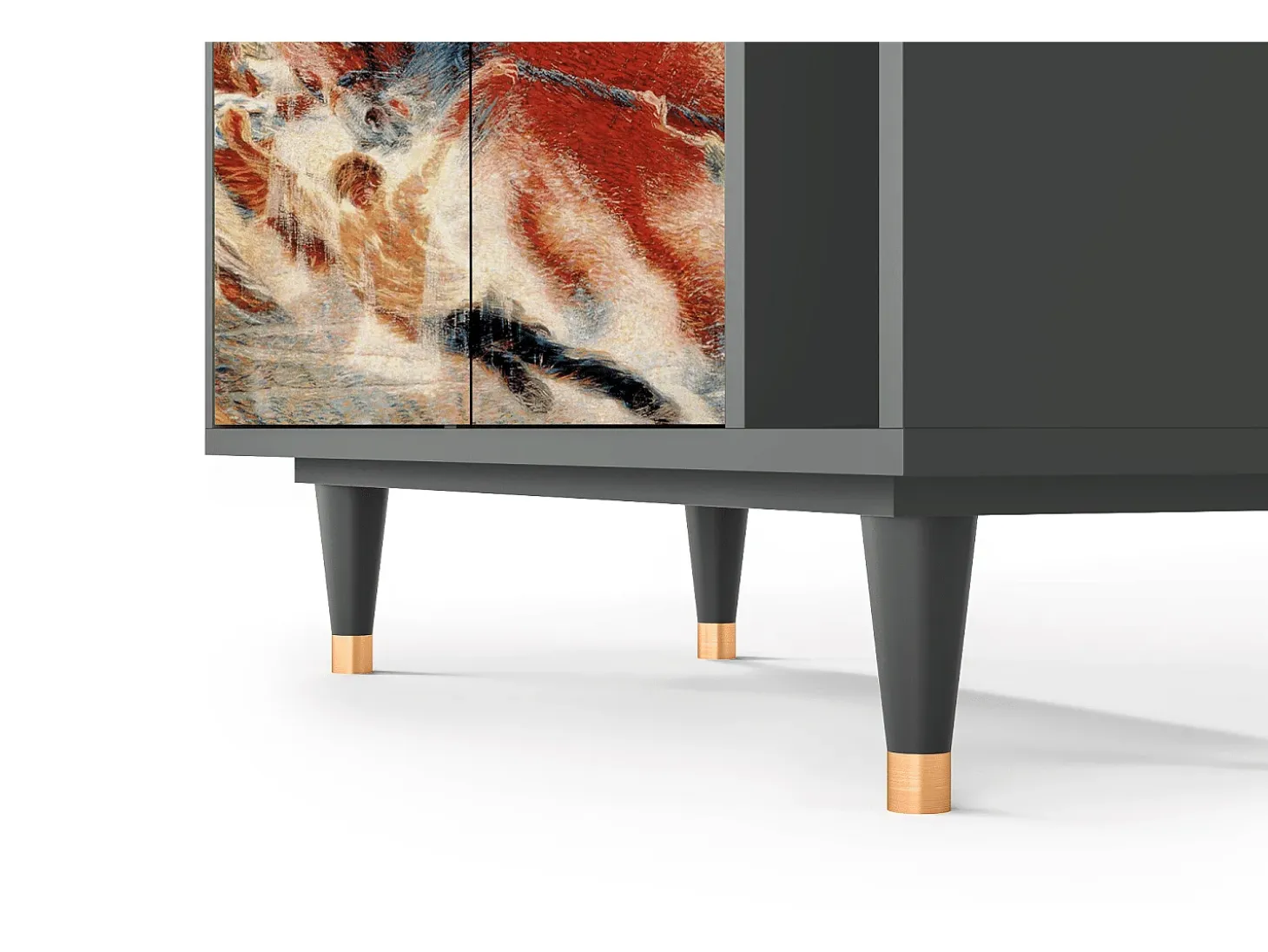 Aparador - 96х110х41 cm - BS6 - The City Rises, Antracita
