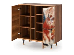 Aparador - 94х96х41 cm - BS5 - The City Rises, Nogal