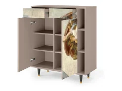 Aparador - 96х110х41 cm - BS6 - The Creation of Adam, Latte