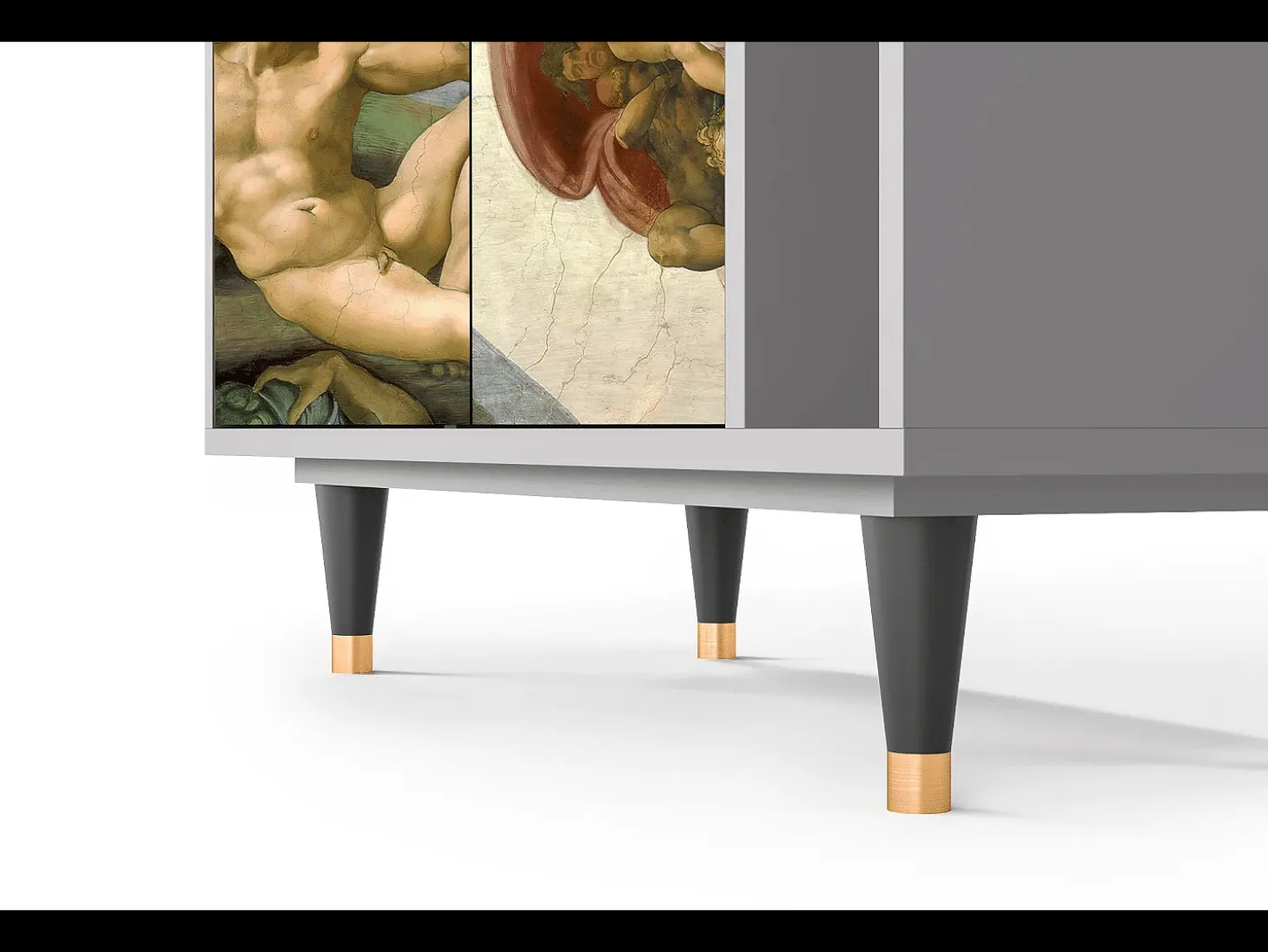 Aparador - 96х110х41 cm - BS6 - The Creation of Adam, Gris